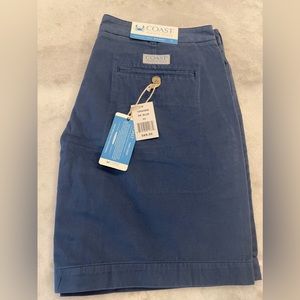 Coast brand mens twill shorts sz 35